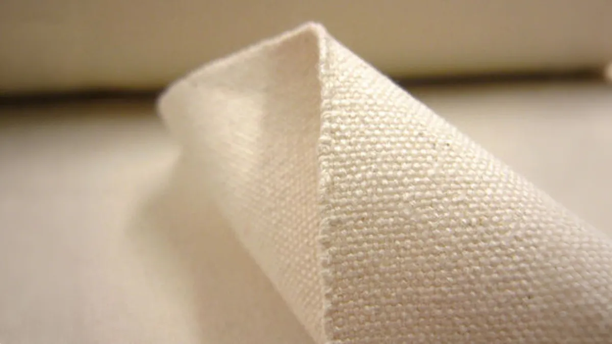 what is cotton duck canvas