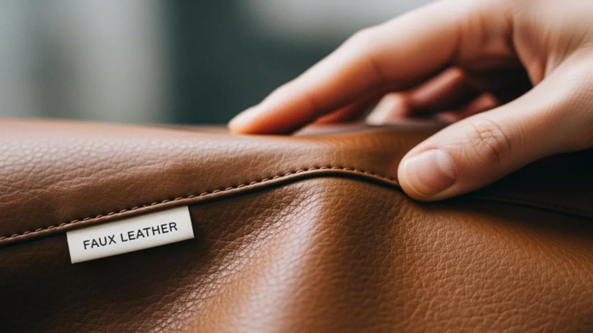 what is faux leather fabric