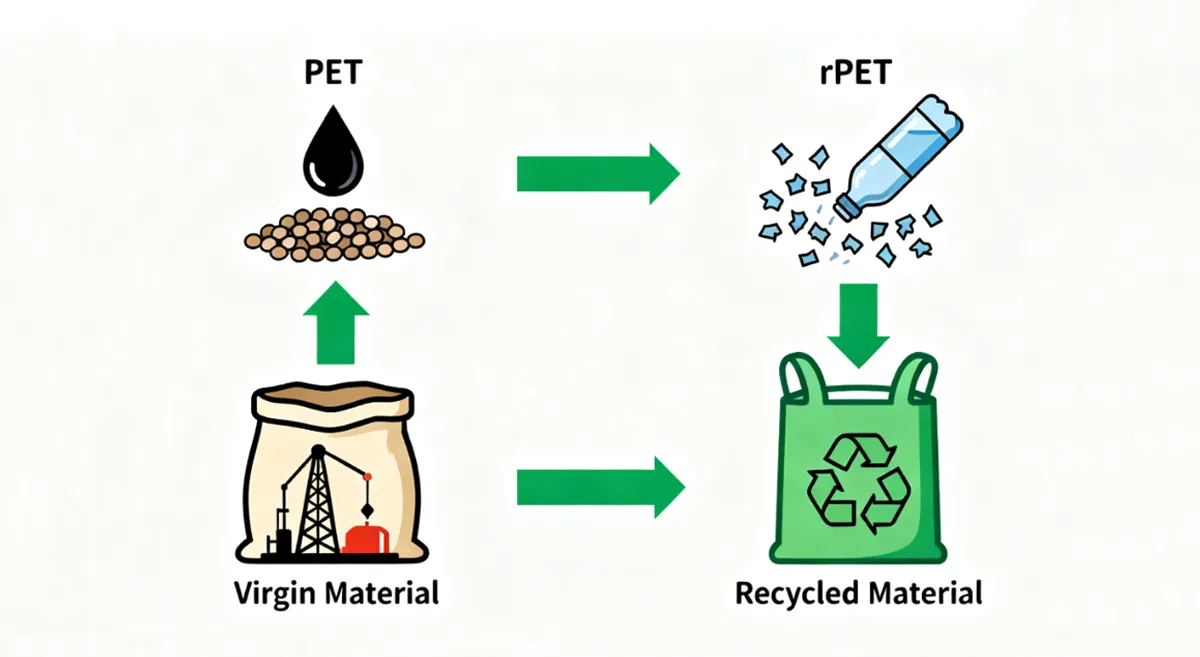 what is the difference between pet and rpet