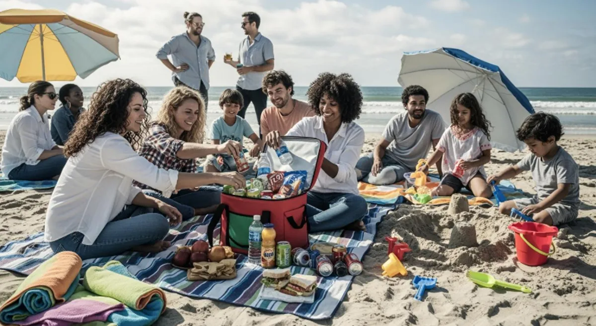 best beach cooler bags for families and groups