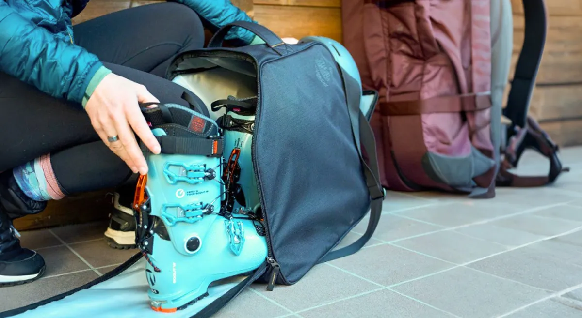 can a ski boot bag be a carry on