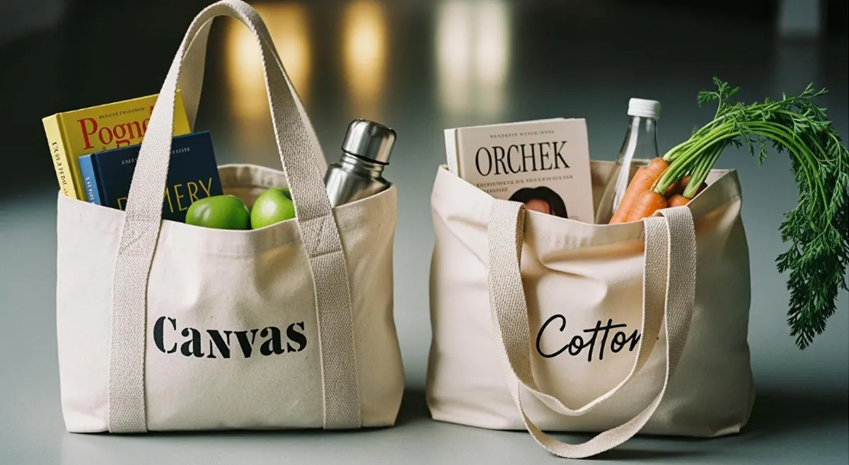 canvas vs cotton tote bag