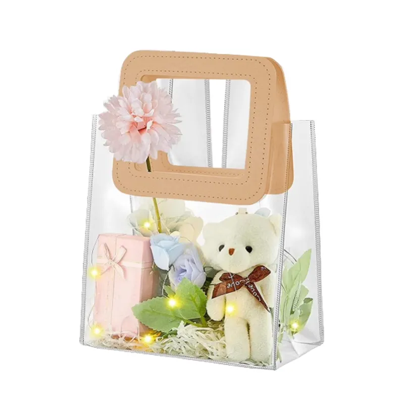 clear gift bags