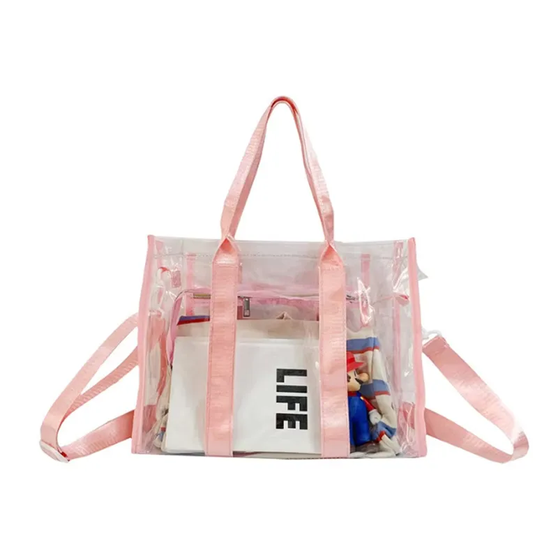 clear tote bag