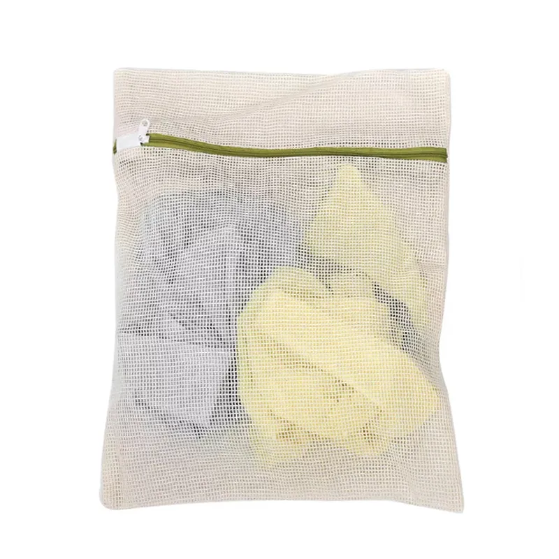 cotton mesh laundry bag