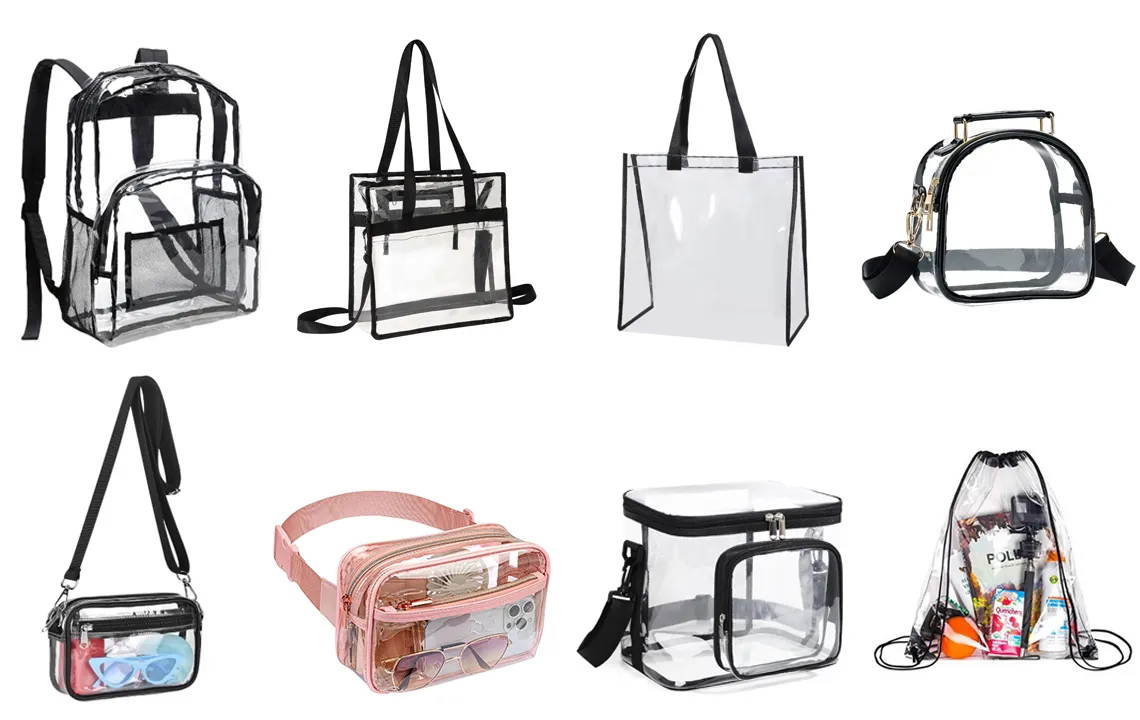 custom clear bags wholesale manufacturer