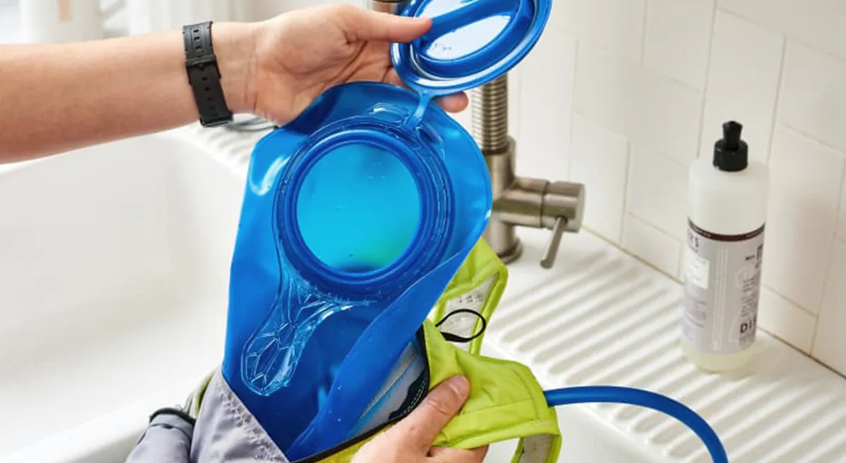 how to clean hydration backpack