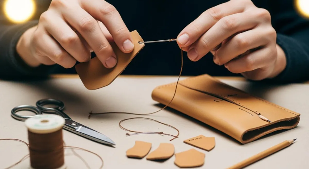 how to make a leather pouch