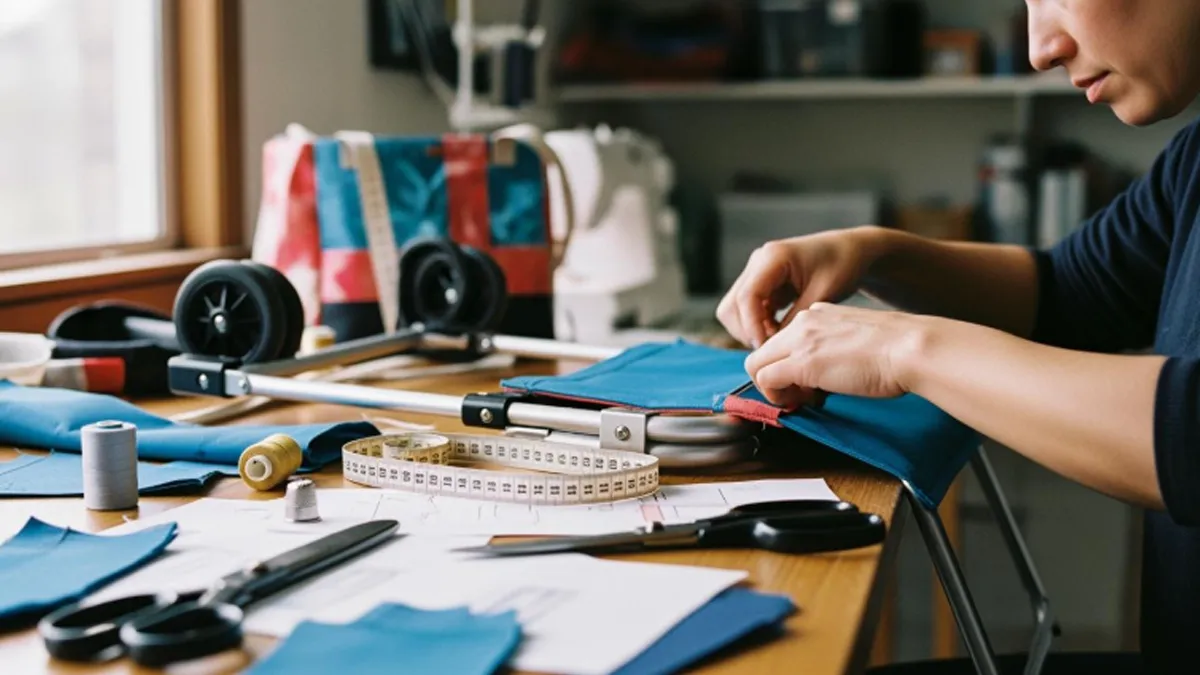 how to make a shopping trolley bag
