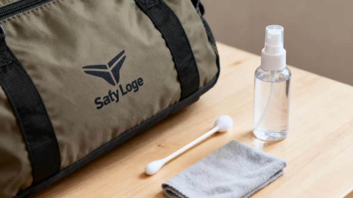 how to remove printed logo from nylon bag