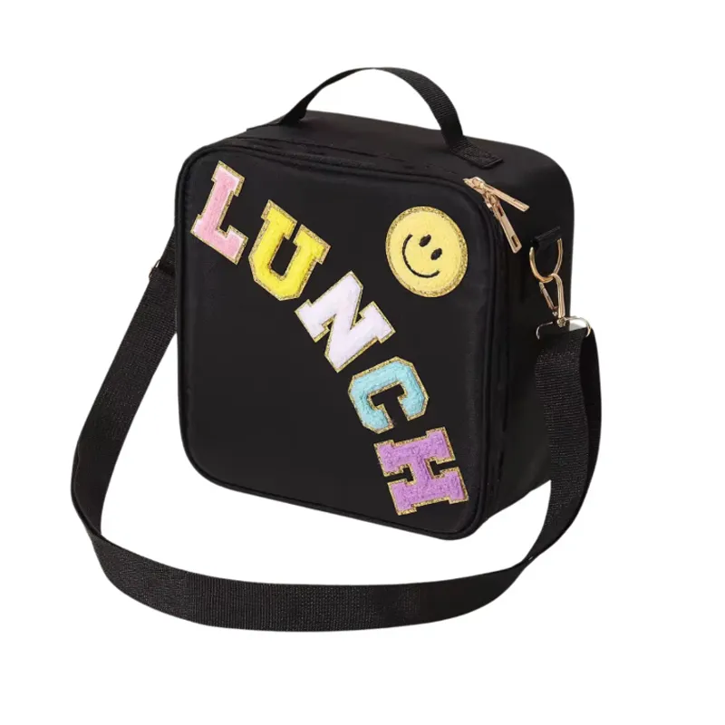 monogrammed insulated lunch bag