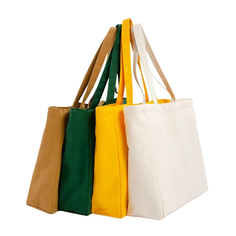 plain canvas tote bags with zipper