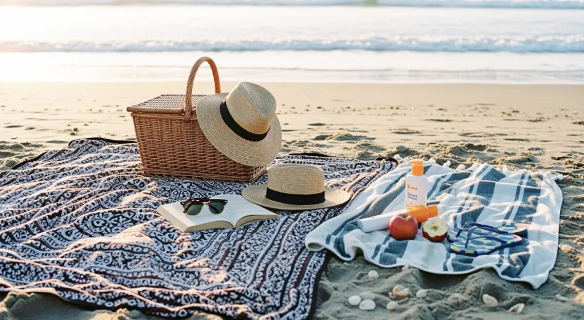 beach blanket vs beach towel