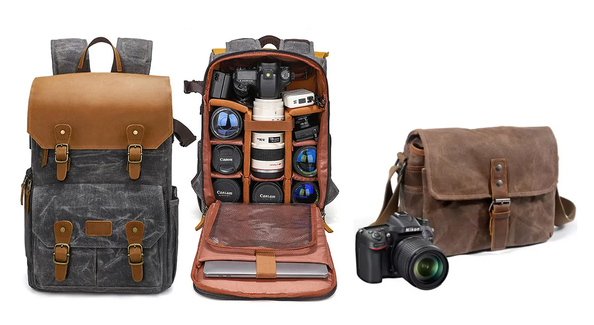 canvas camera bags