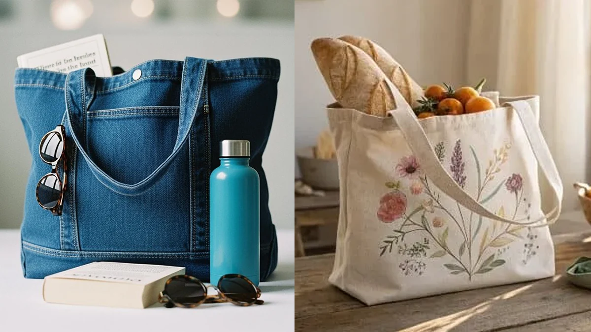 canvas vs denim bags