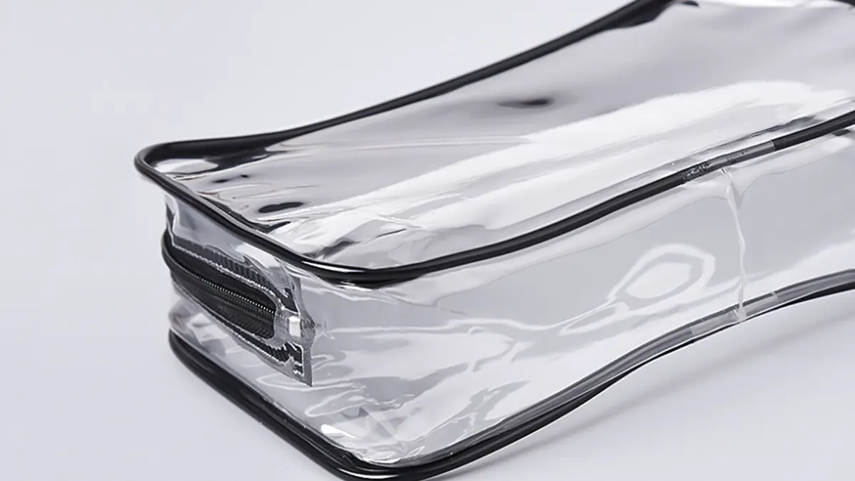 how to clean vinyl makeup bag