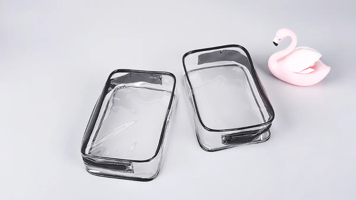 how to clean vinyl makeup bags