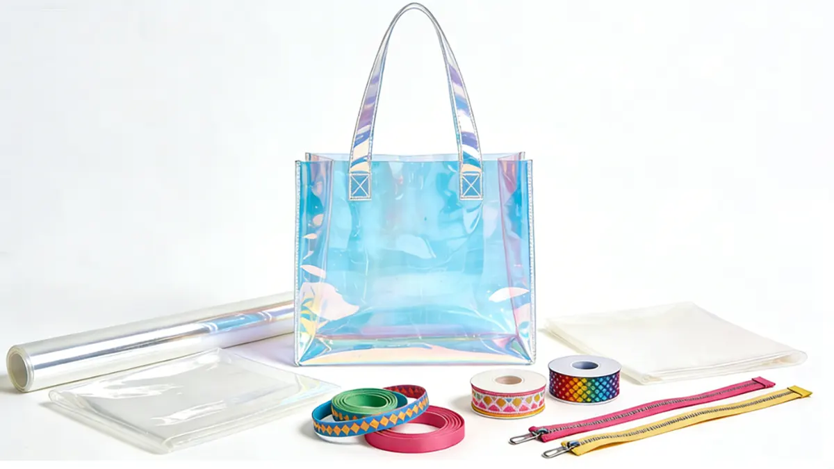 how to make a clear vinyl tote bag