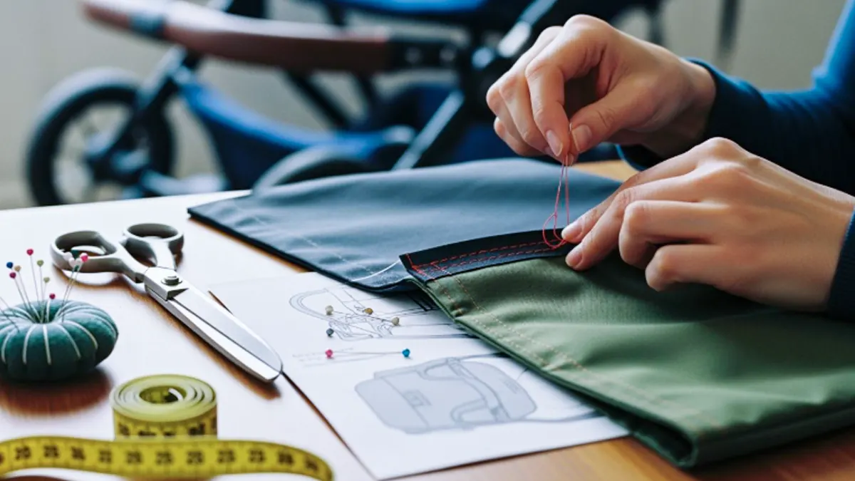 how to make a stroller bags