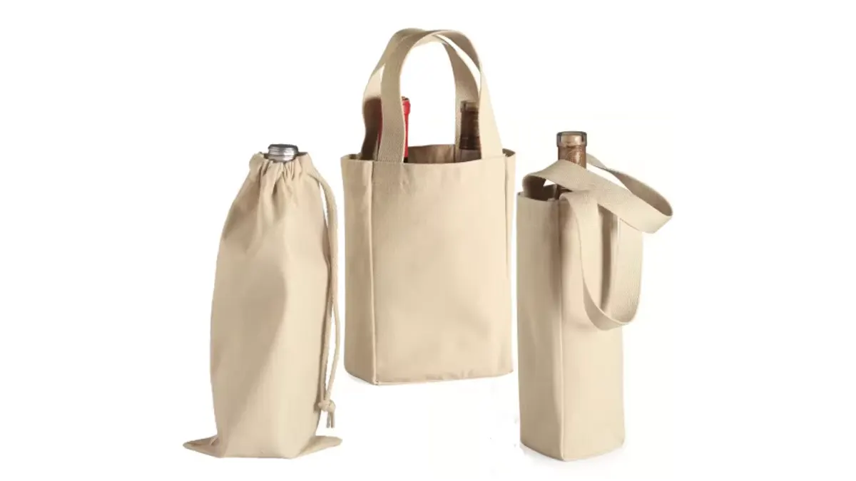 how to make a wine bottle gift bags