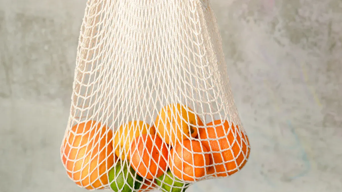 identifying recyclable mesh bags