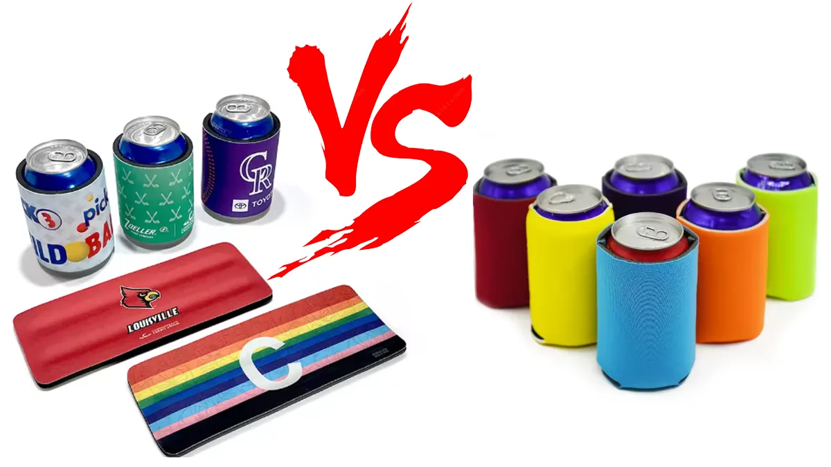 neoprene vs foam koozies