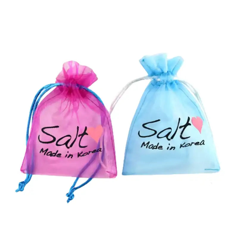 printed organza bags