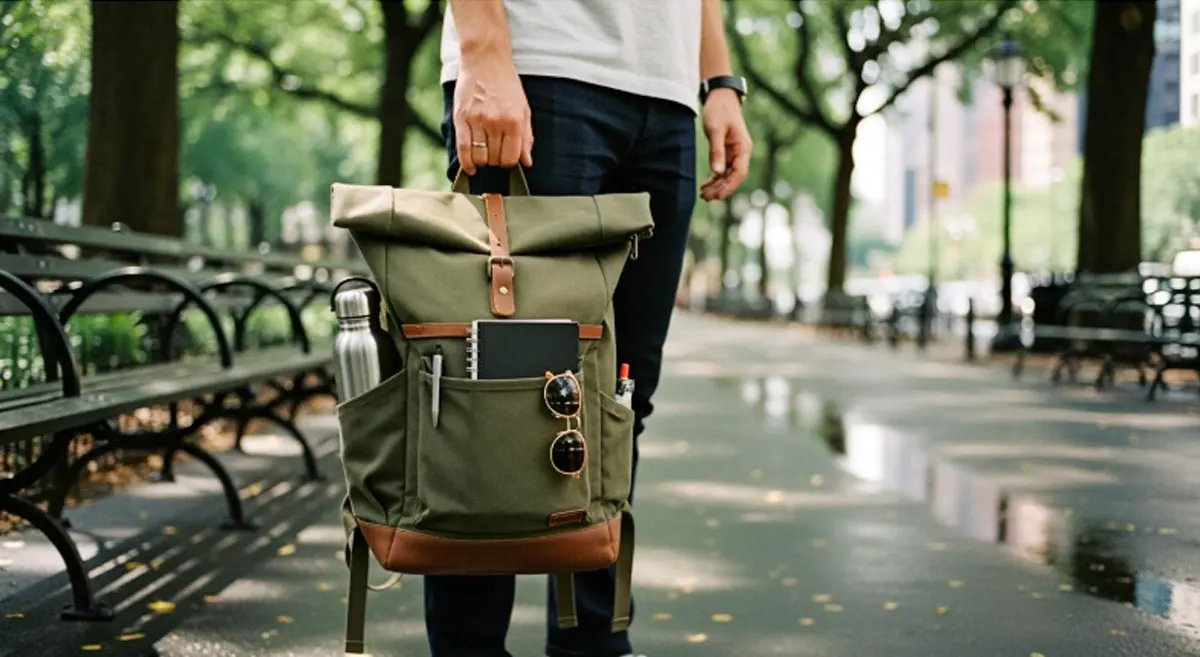 why roll top backpack