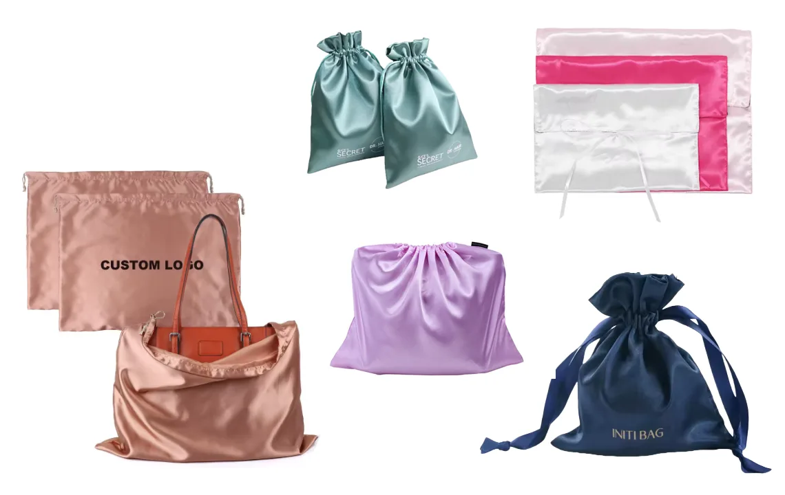 custom satin bags manufacturer
