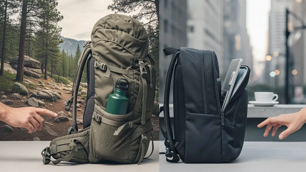hiking backpack vs regular backpack key differences choice