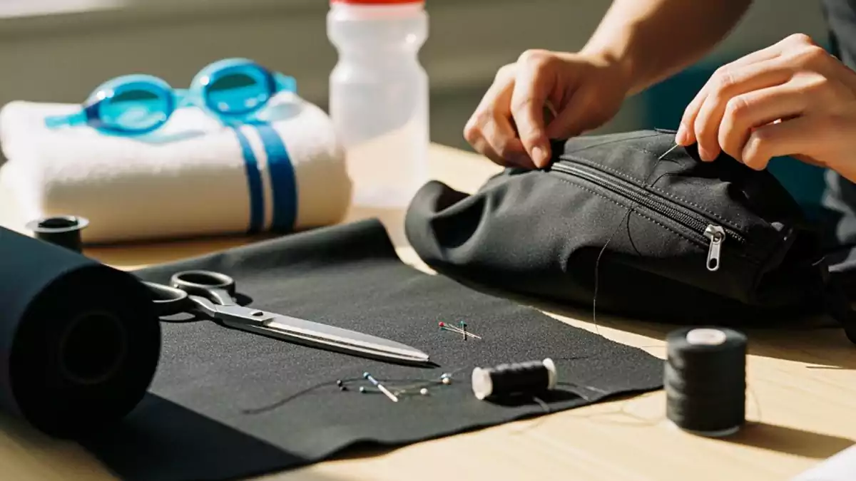 how to make a swimming bag