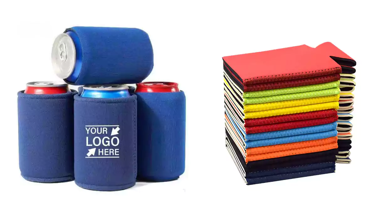 what are beer koozies made of