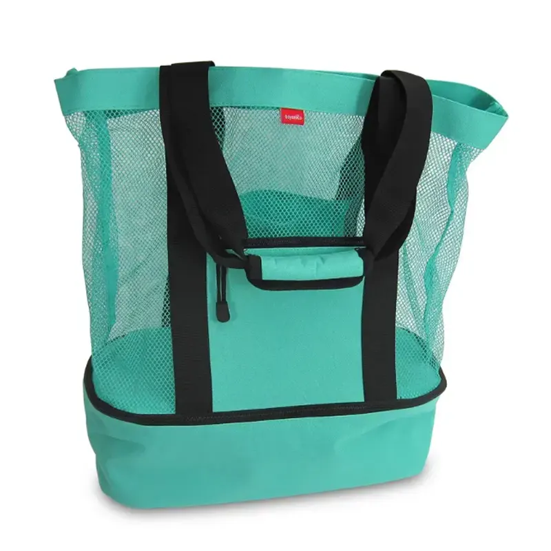 beach mesh tote bag