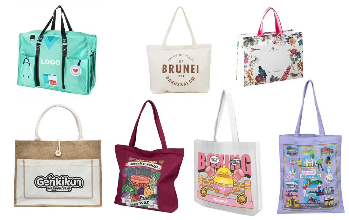 custom printed tote bags