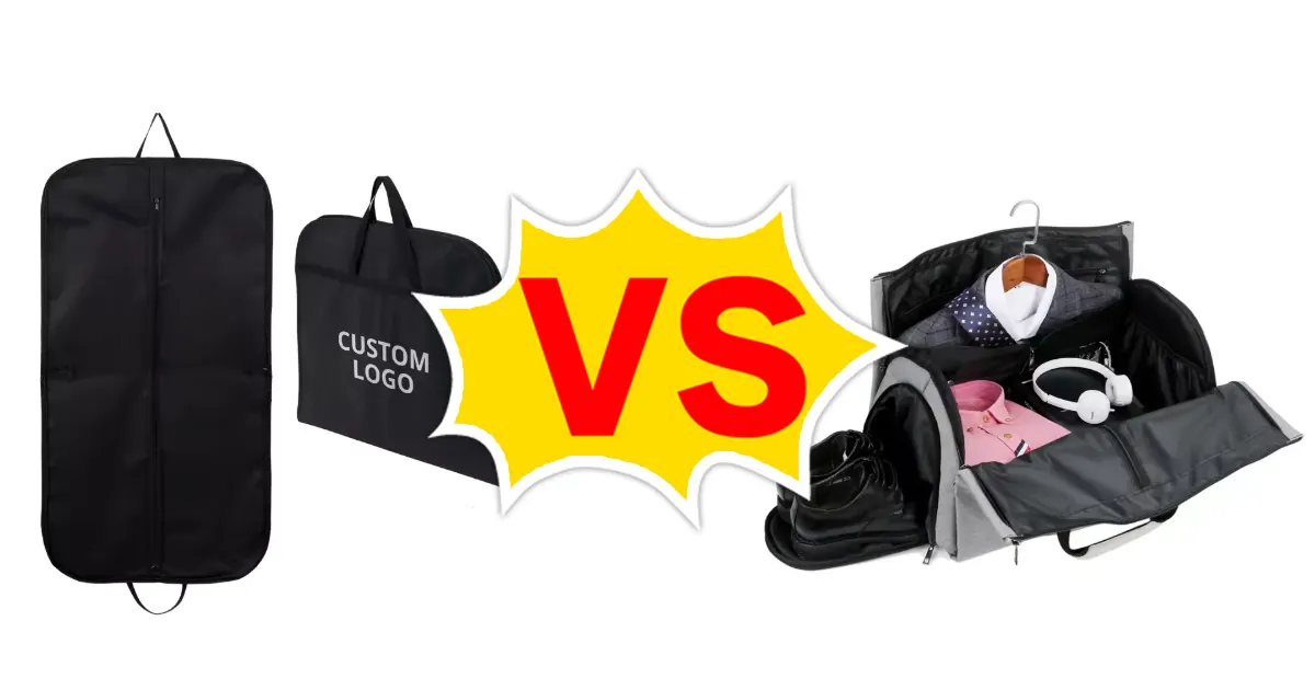 garment bag vs duffel bag