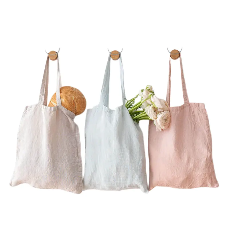 linen shopping tote bags
