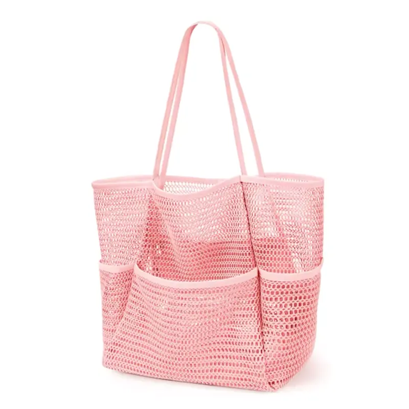 mesh beach tote bags