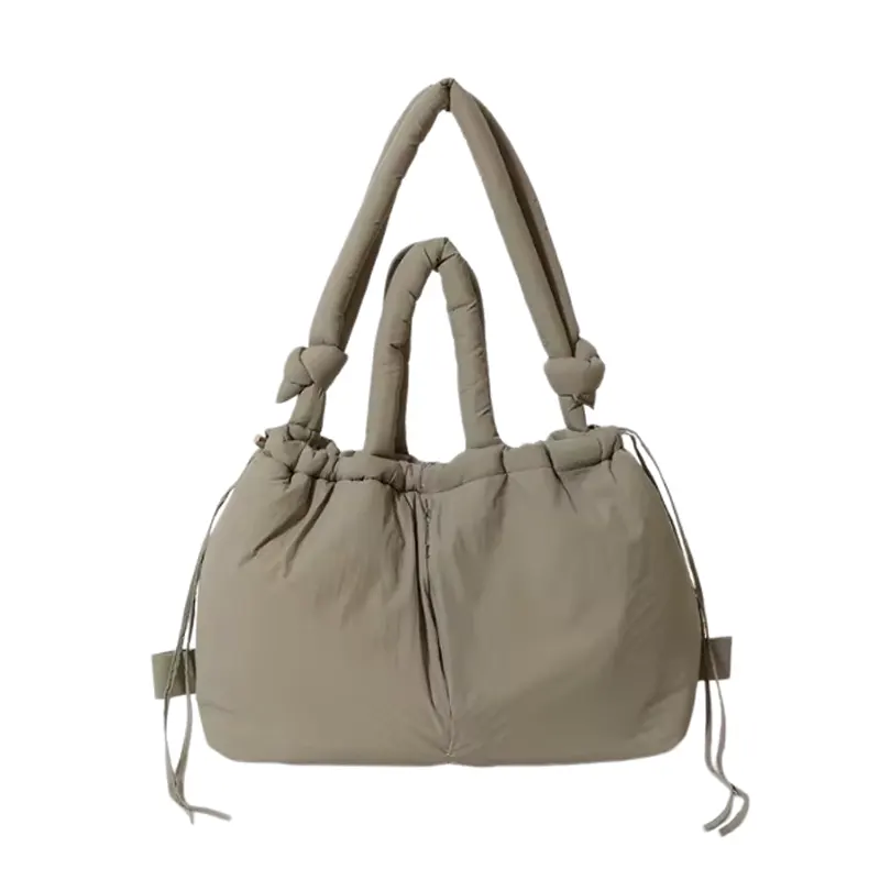 nylon puffer tote bags