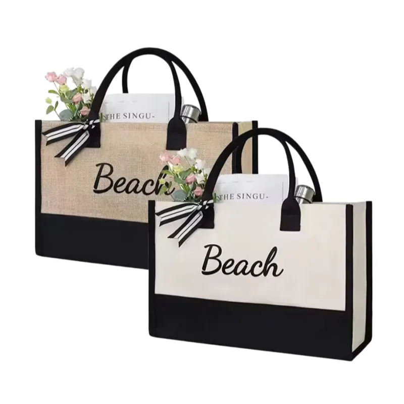personalized jute tote bags