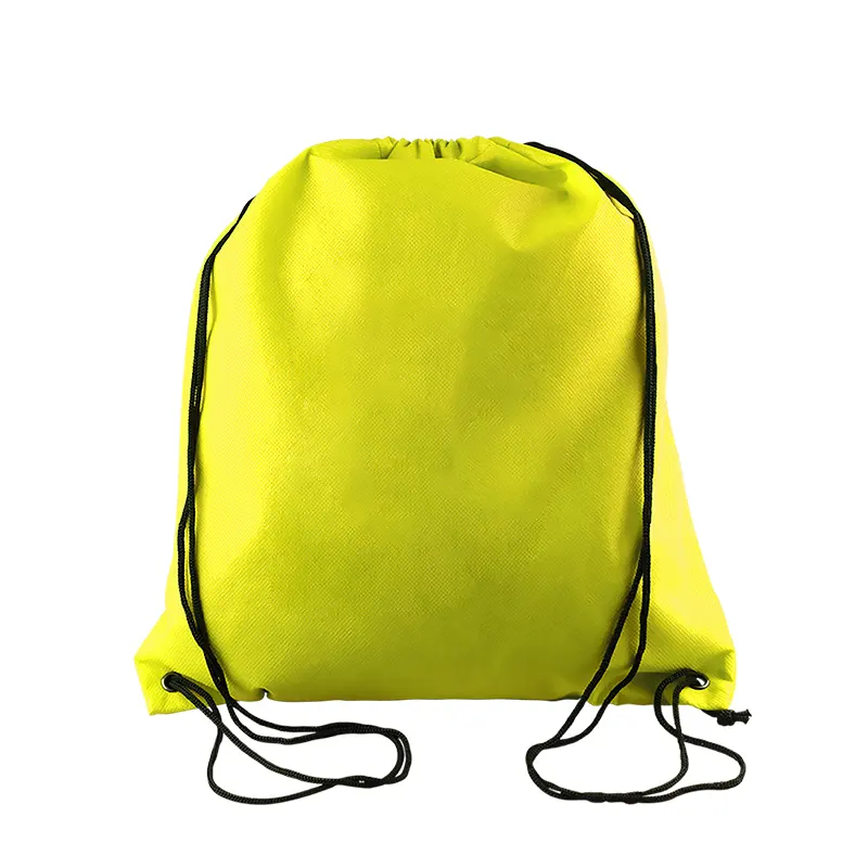 reinforced corner non woven drawstring bags