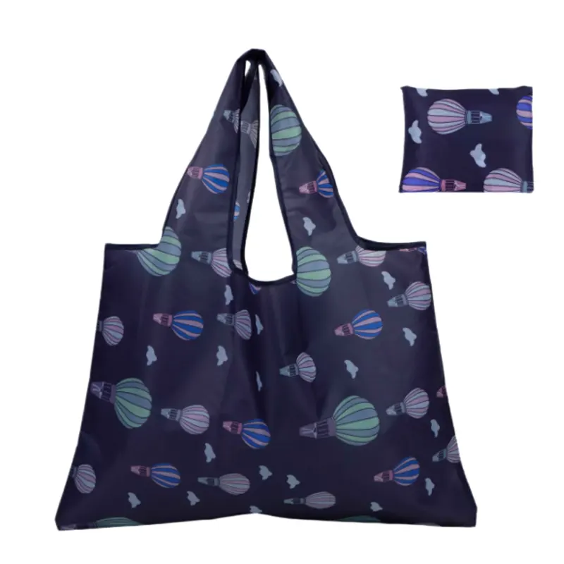 reusable nylon shopping tote bags