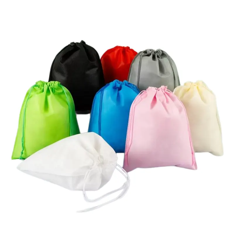 standard non woven drawstring bags