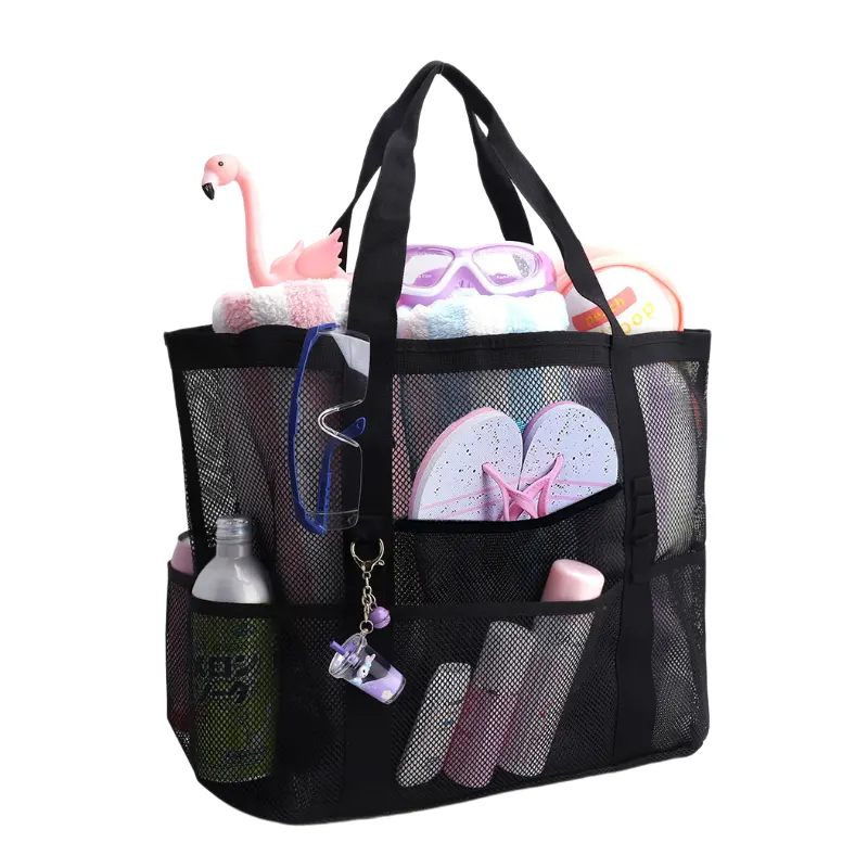 beach mesh tote bags