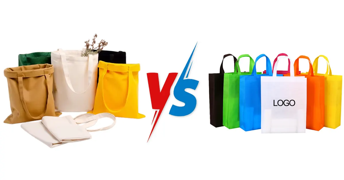 canvas bags vs non woven bags