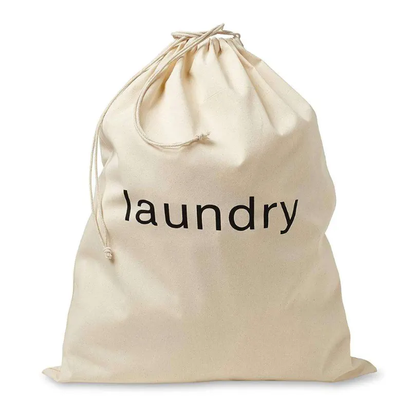 canvas drawstring laundry bags