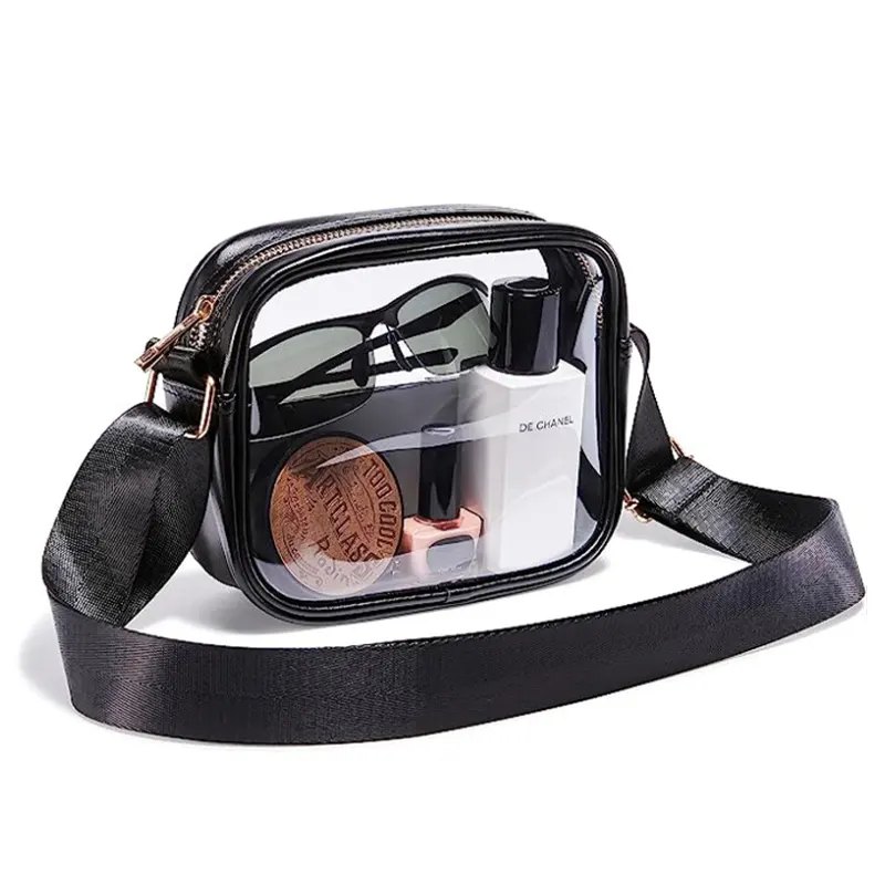 clear pvc crossbody bags
