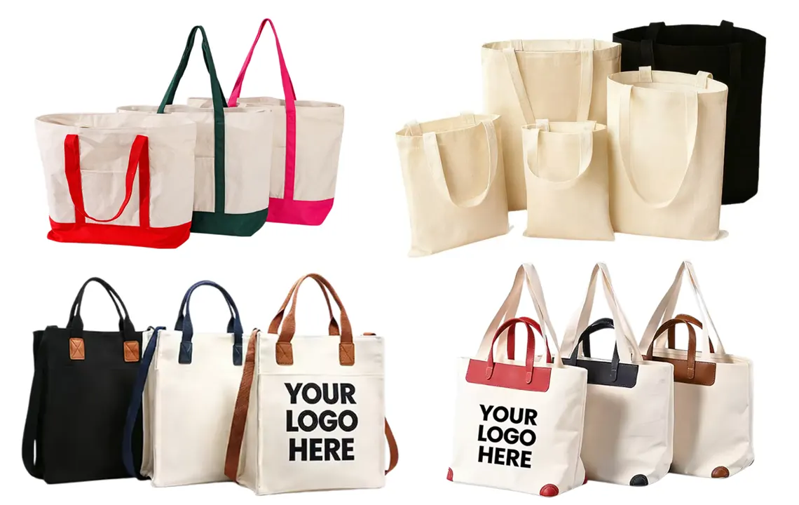 custom canvas tote bags manufacturer