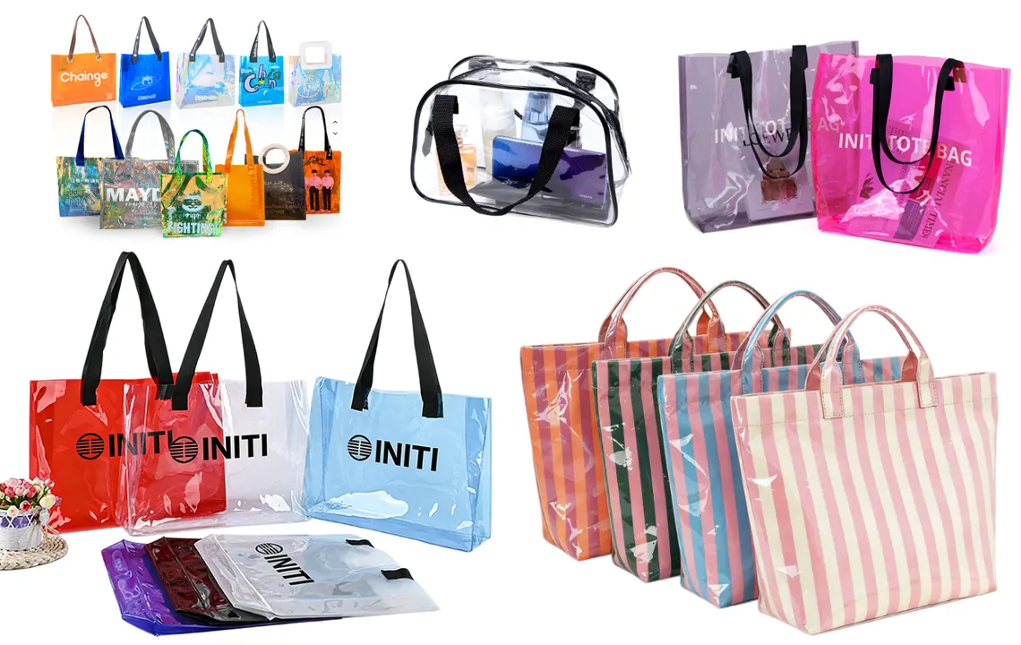 custom pvc tote bags manufacturer