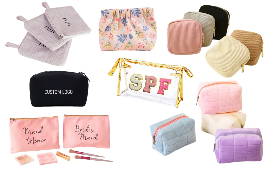 custom small makeup bags manufacturer