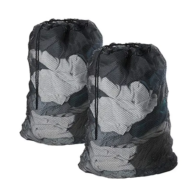 drawstring mesh laundry bags